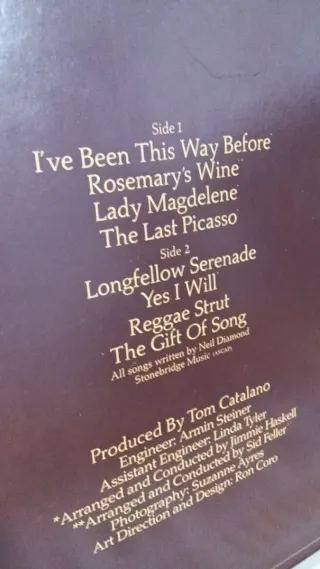 Neil Diamond - Serenade LP Vinile