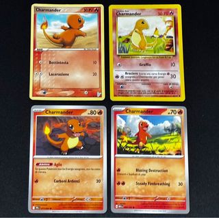 Carte Pokemon Charmander - Diverse Edizioni
