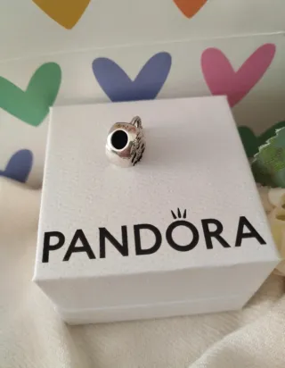 Pandora Charm Corazón Mickey & Minnie Llave Rosa