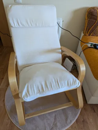 Mecedora madera lactancia