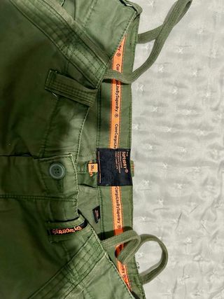 Pantalón corto Superdry hombre verde