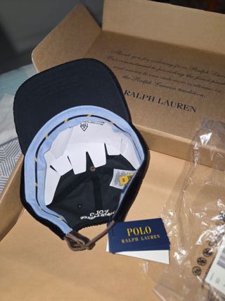 Gorra Polo Ralph Lauren Negra Corduroy