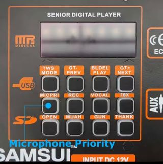Amplificador Digital Bluetooth SAMSUI HXQ-509