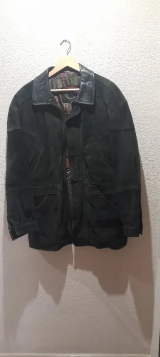 Chaquetón Ante Pierre Cardin Verde