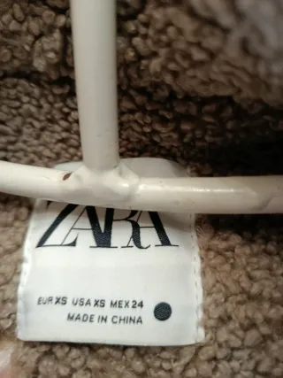 Chaquetón borreguito beige T.XS