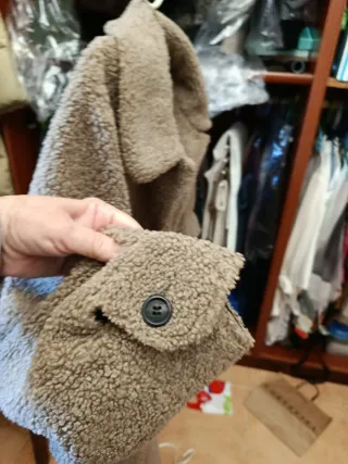 Chaquetón borreguito beige T.XS