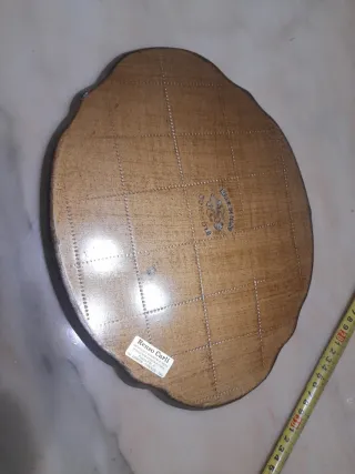 Vassoio decorativo oro e blu