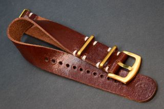 Correa NATO cuero lujo – Rolex Omega Seiko Festina