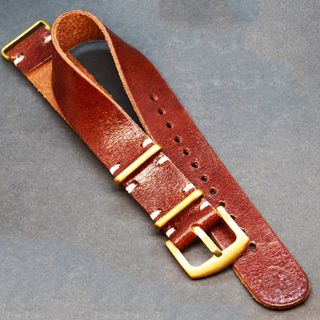 Correa NATO cuero lujo – Rolex Omega Seiko Festina