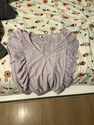 Camiseta Morgan Morada-Rosa Talla S