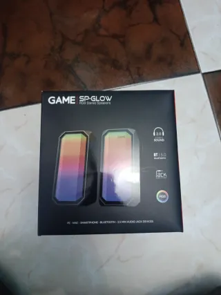 Altavoces GAME SP-GLOW RGB Bluetooth