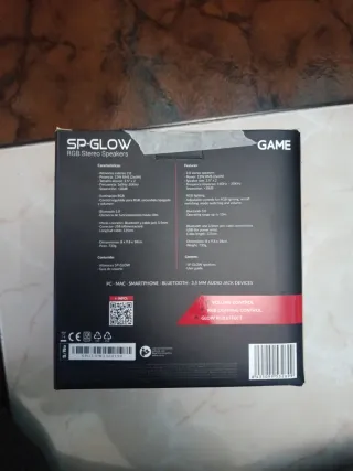 Altavoces GAME SP-GLOW RGB Bluetooth