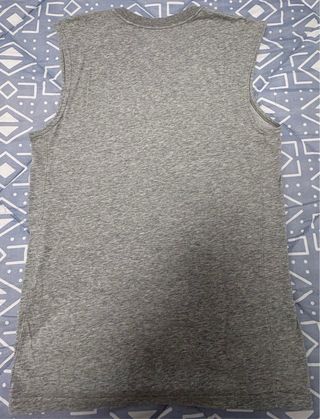 Camiseta sin mangas Nike gris