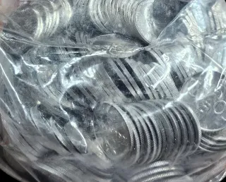 Lote 400 monedas 50 céntimos 1966 Estrella 73