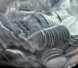 Lote 400 monedas 50 céntimos 1966 Estrella 73