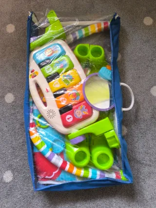 Manta de actividades con piano musical