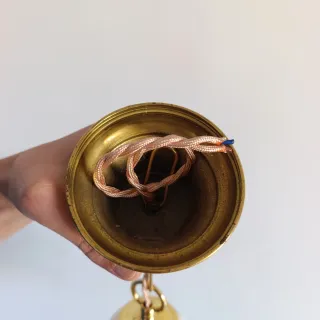 Lámpara cerámica y cristal