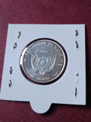 2500 Francos Plata Nigeria 2007 abolición esclavit
