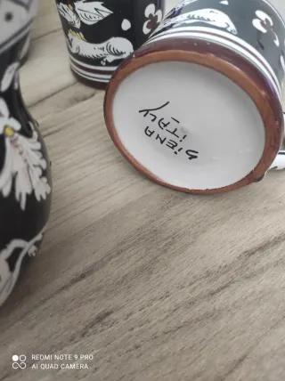 Servizio da tè/caffè in ceramica Deruta