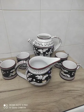 Servizio da tè/caffè in ceramica Deruta