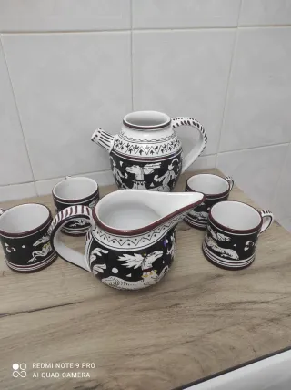 Servizio da tè/caffè in ceramica Deruta