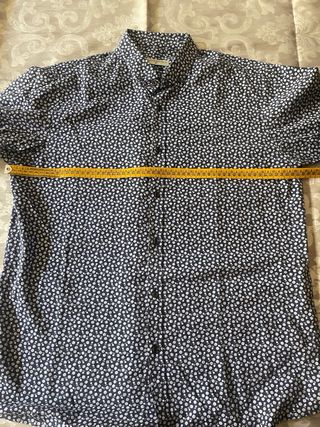 Camisa flores manga larga hombre Talla L