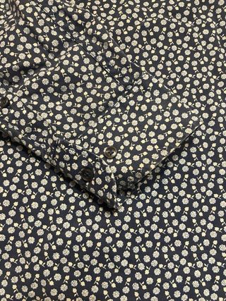 Camisa flores manga larga hombre Talla L