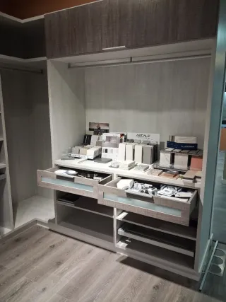 Vestidor modular en L