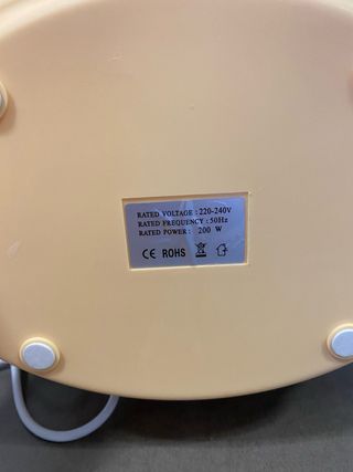 Calentador eléctrico de parafina