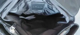 Mochila Desigual Negra Flores Bordadas