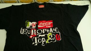 Camiseta Coca Cola European Top 20.