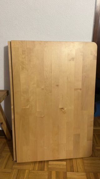 Mesa plegable Ikea Norbo abedul