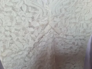 Top Zara Encaje Manga Larga