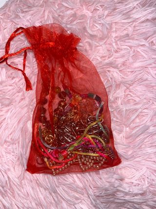 Bolsita de joyas misteriosas multicolor