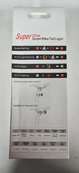 Luz Trasera Inteligente para Bicicleta