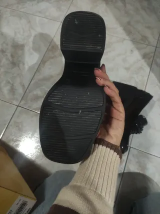 Zapatos charol negros tacón plataforma meralzados