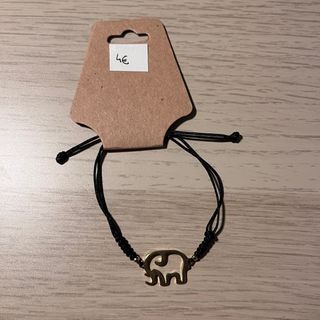 Pulsera de acero con elefante