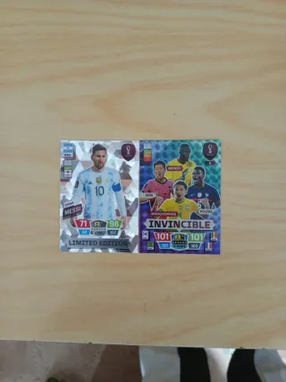 Carta Messi Limited Edition y Invencible