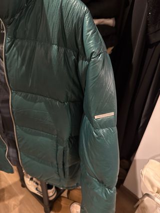 Chaqueta Armani Exchange acolchada verde
