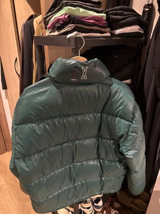 Chaqueta Armani Exchange acolchada verde