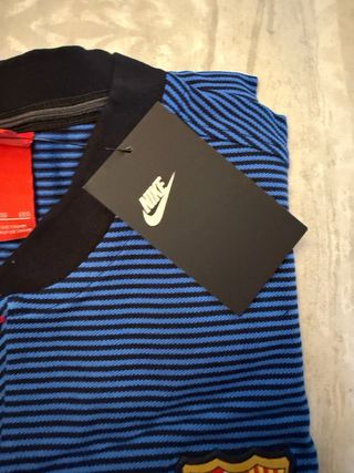 Polo FC Barcelona Talla XXL Azul y Negro