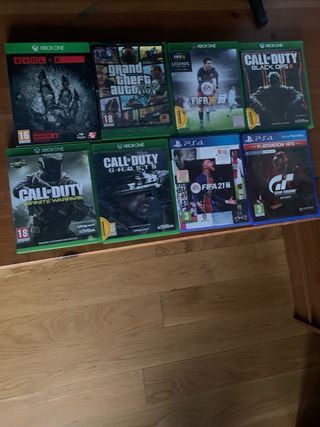 Pack Juegos PS4 y Xbox One: Call of Duty, FIFA, GT