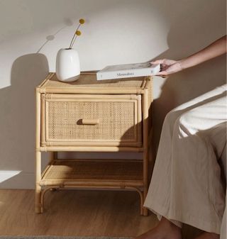 Mesita Noche Ratán Sklum Yivisc