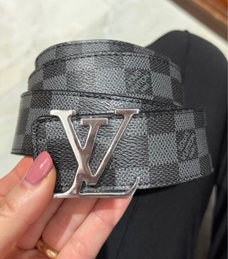 Cintura Louis Vuitton Damier Graphite