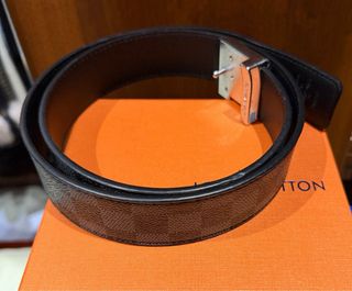 Cintura Louis Vuitton Damier Graphite