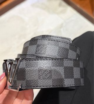 Cintura Louis Vuitton Damier Graphite