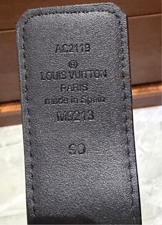 Cintura Louis Vuitton Damier Graphite