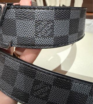 Cintura Louis Vuitton Damier Graphite