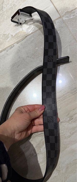 Cintura Louis Vuitton Damier Graphite