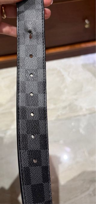 Cintura Louis Vuitton Damier Graphite
